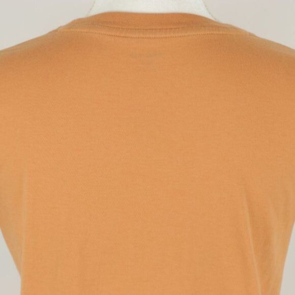 Madewell Women's Small Orange & Gold Zodiac Graphic Crewneck Short Sleeve Tee - Picture 5 of 10